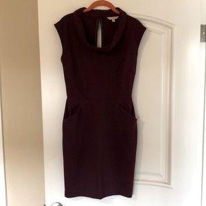 Banana Republic cowl neck cotton dress